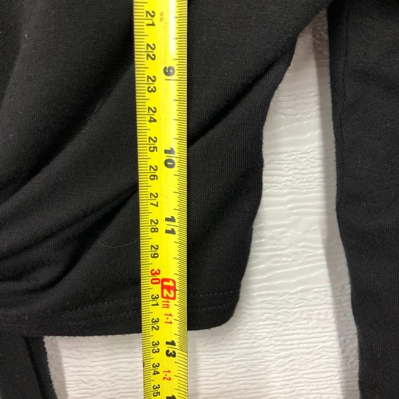 Tag Tie Front Crop Cardigan Long Sleeve Size 12 - Picture 3 of 6